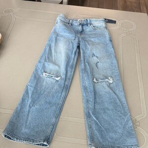 Kids Abercrombie Light Blue Distressed Jeans